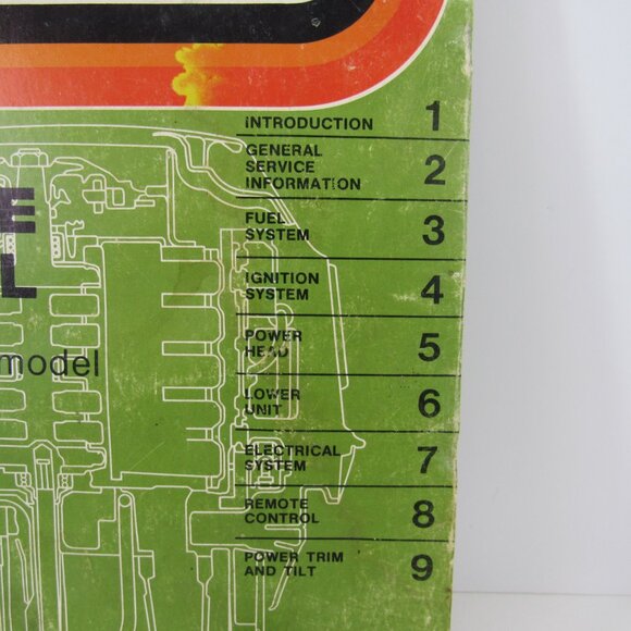 1976 Johnson Outboards Service Manual 135 HP Model 135EL76 135TL76 - Picture 4 of 8